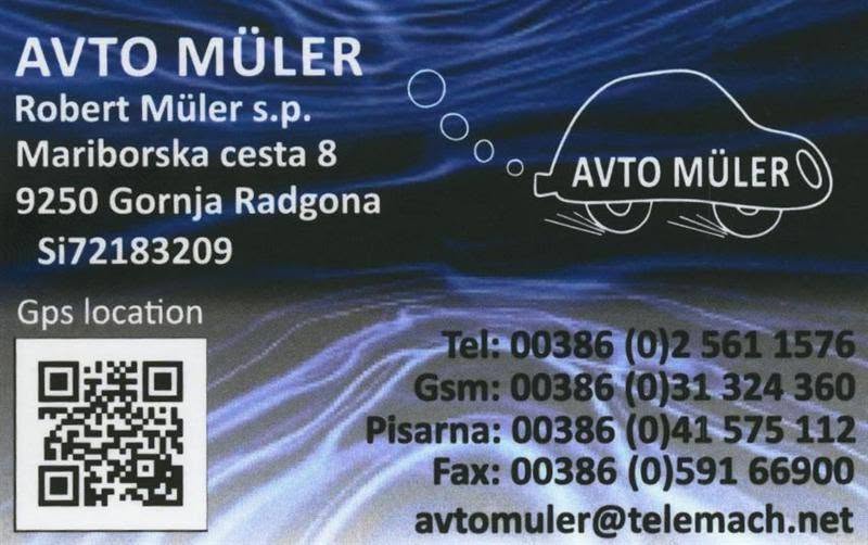 Avto Müler, Robert Müler s.p. — kontaktni podatki